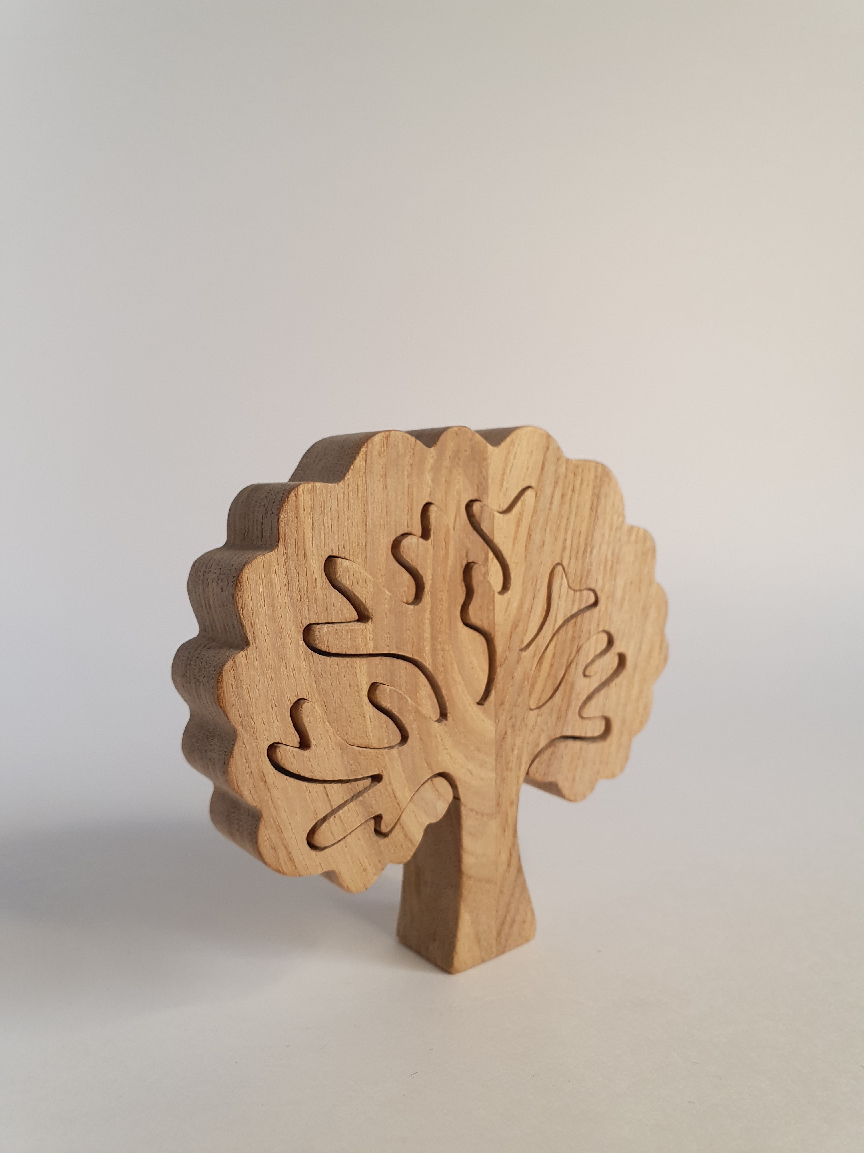 Arbre puzzle décoratif en bois