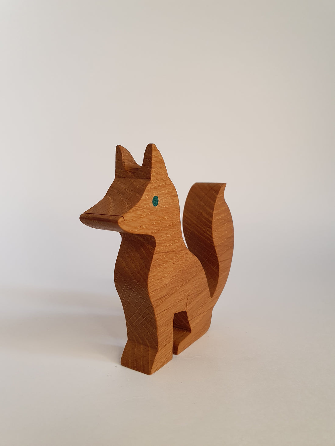 Renard décoratif en bois